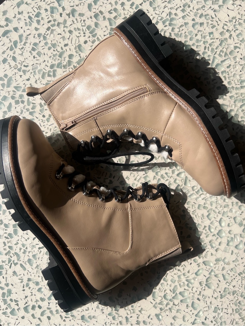 A New Day - Lace-Up Combat Boots (Size 9.5) Like New!